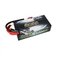 Gens ace 4000mAh 2S2P 7.4V 60C HardCase 48 car Lipo Battery pack with T-plug GEA40002S60D48