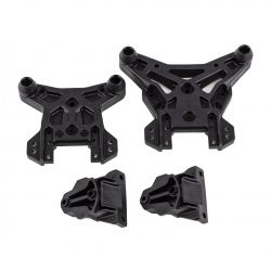 Team Associated RIVAL MT8 Shock Towers and Center Brace Mounts AE25909