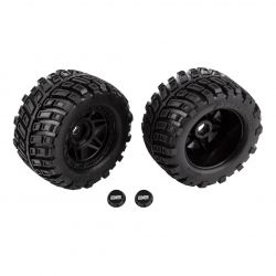 Team Associated RIVAL MT8 Tires and Wheels, mounted AE25919