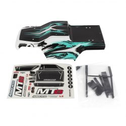 Team Associated Rival MT8 Body Set, Teal, painted AE25941