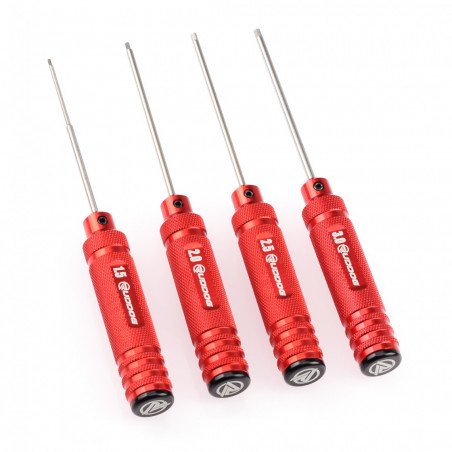 RUDDOG Metric Hex Driver Wrench Set (1.5 | 2.0 | 2.5 | 3.0mm) RP-0506