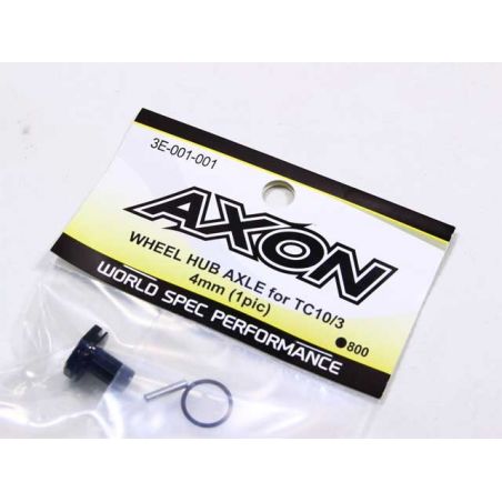 3E-001-001 Axon WHEEL HUB AXLE for TC10/3 / 4mm (1)