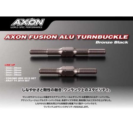 PT-AA-320 AXON Fusion Aluminum Turnbuckle 20mm (2)