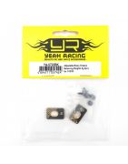 YEAH RACING ADJUSTABLE BRASS CHASSIS BALANCING WEIGHTS 5G 2PCS FOR 1/10 RC YA-0723BK
