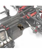 YEAH RACING ADJUSTABLE BRASS CHASSIS BALANCING WEIGHTS 5G 2PCS FOR 1/10 RC YA-0723BK