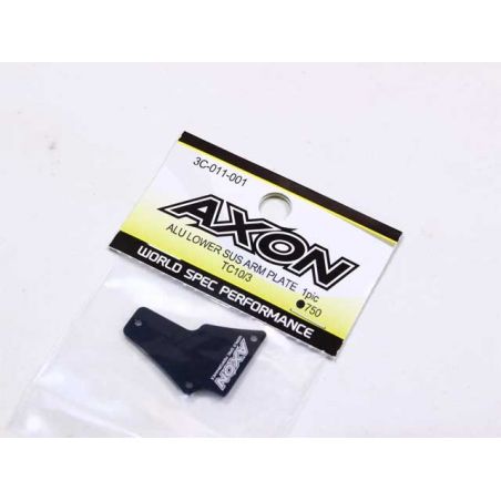 3C-011-001 AXON TC10/3 Aluminum Lower Suspension Arm Plate (1)