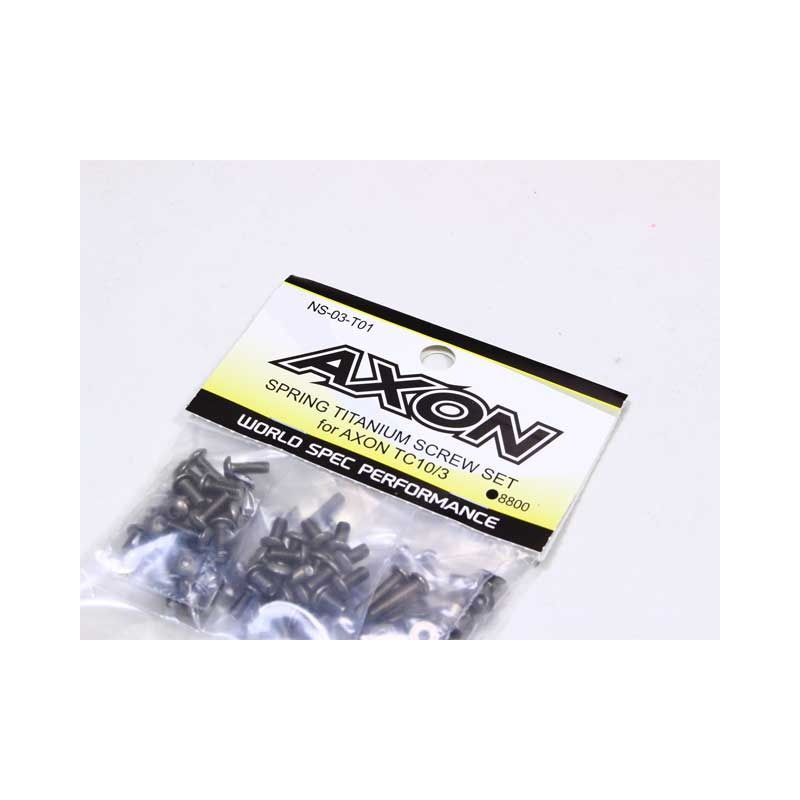 AXON TC10/3 Spring Titanium Screw Set NS-03-T01