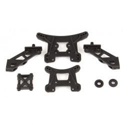 Team Associated Front and Rear Shock Towers and Wing Mounts Set AE21503