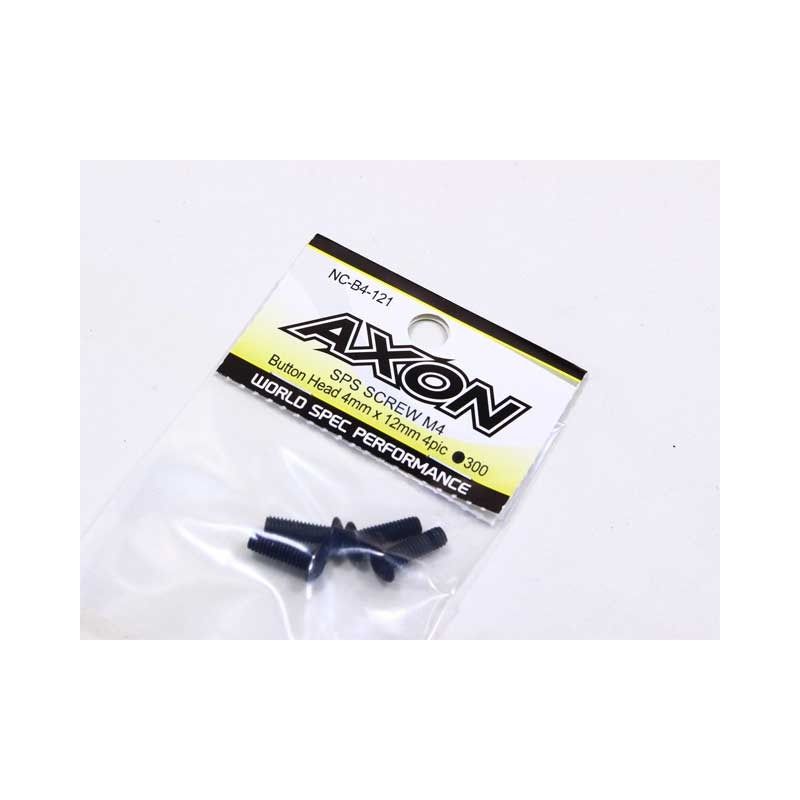 NC-B4-121 Axon SPS SCREW M4 / Button Head 4mm x 12mm (steel) (4)