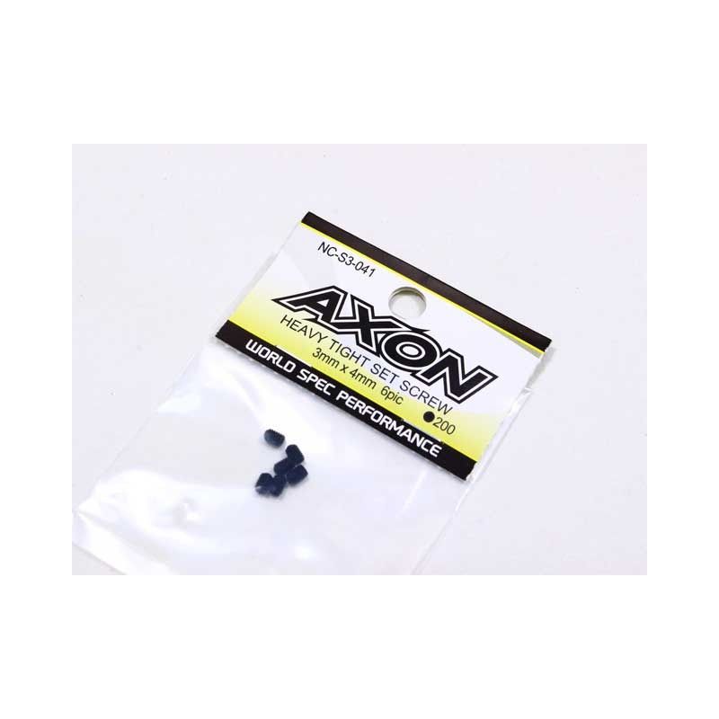 NC-S3-041 Axon HEAVY TIGHT SET SCREW (3mm x 4mm) (6)