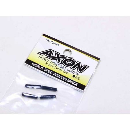 NC-S3-141 Axon HEAVY TIGHT SET SCREW (3mm x 12mm) (4)