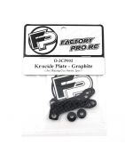 FACTORY PRO RC GRAPHITE KNUCKLE PLATE 1 PAIR FOR 3RACING CERO SPORT SERIES O-3CP002
