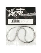 X-SQUARE WHITE KEVLAR LOW FRICTION BELT 3X432MM 144T FOR XPRESS XM1 XM1S X2-BL-432