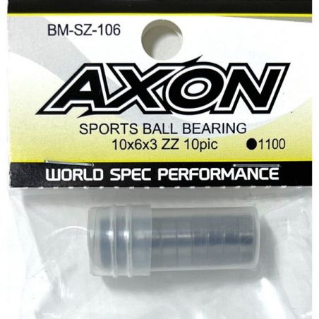 10x6x3 Axon SPORTS BALL BEARING ZZ (10) BM-SZ-106