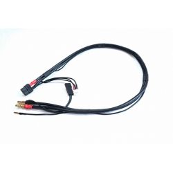 XT60 Charge Cable (500mm wire length, 4/5mm bullets with balancer and radio battery plug) Team powersTPR-CC-XT60-T2
