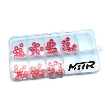 MTTR RACING ALUMINUM M3 SHIM SET RED W/ BOX 05508