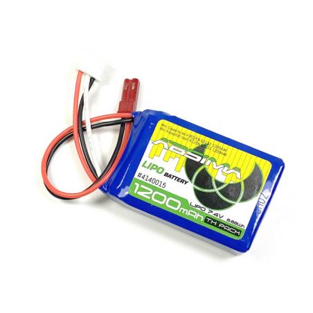 Absima Batterie Lipo 7.4V 1200mah BEC Radio 4140015
