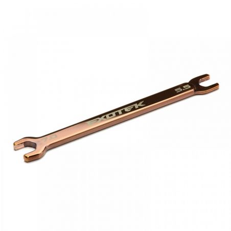 5.5MM / 7MM NUT WRENCH EXOTEK RACING POLISHED STEEL 2190