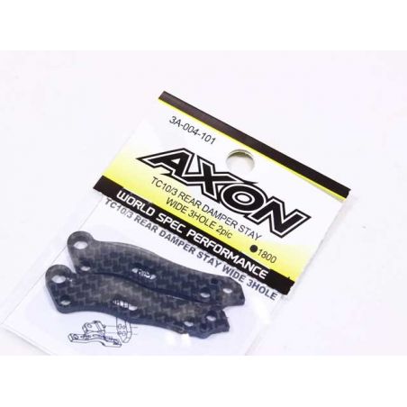 3A-004-101 AXON TC10/3 Rear Damper Stay Wide 3Hole (2pcs)