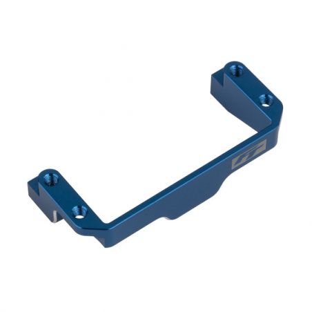 Team Associated RC10B7 FT One-Piece Servo Mount, blue aluminum 92456