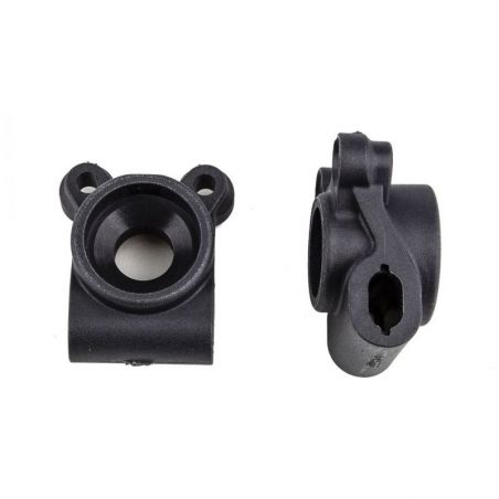 Team Associated RC10B74.1 FT Rear Hubs, Carbon 92302