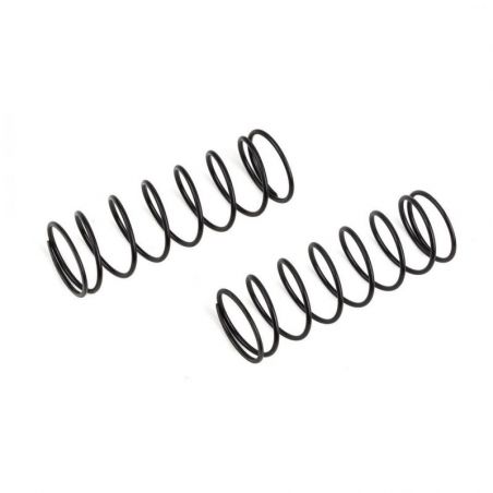 Team Associated 16mm Front Springs, black 4.65 lb/in, L68, 8.25T, 1.5D AE81660