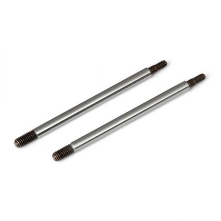 Team Associated RC8T3 FT Chrome Shock Shafts, 3.5x33.5 mm AE81176