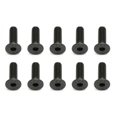 Team Associated Screws, 4x14 mm FHCS AE89217