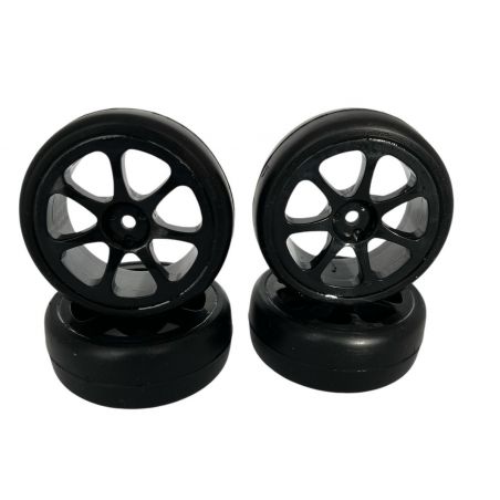 Team Powers 32RVS-V2 Touring Car Rubber Tire Set - multi 6 spoke( Pre-Glued, 1set 4pcs) TPR-TPG3214RVS-V2H