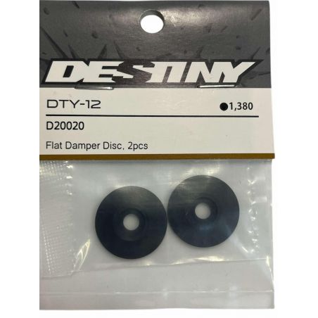 Destiny - DTY-12 Flat Damper Disc, 2pcs D20020