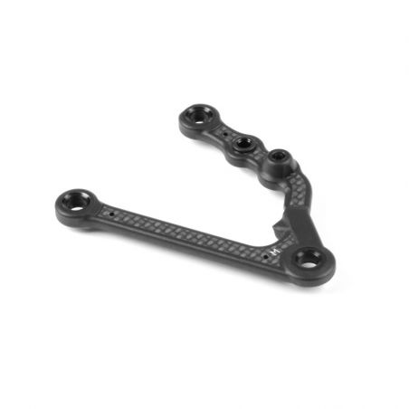 302183-M XRAY X4-2024 CFF Front Lower Arm Left - Inner Shock Position - Medium