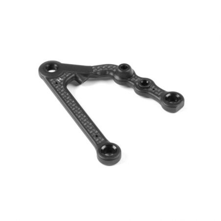 302182-M XRAY X4-2024 CFF Front Lower Arm Right - Inner Shock Position - Medium