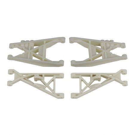 7806 Team Associated RC10T Front and Rear Suspension Arms, white