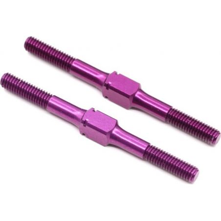 D54003 Destiny DTY-10 Aluminum Turnbuckle M3x39mm - Purple (2)