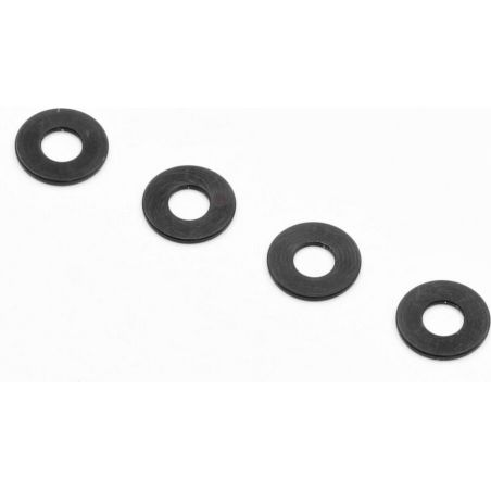 O10383 3x7x0,5mm Destiny Aluminum Shims - Black (4)