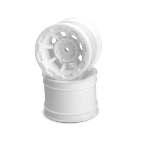 Jconcepts Hazard - 1.7" RC10 rear wheel - White (1/4" original axle) 3359W