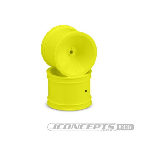 JConcepts Mono 1.7" RC10 rear wheel, yellow 3438Y