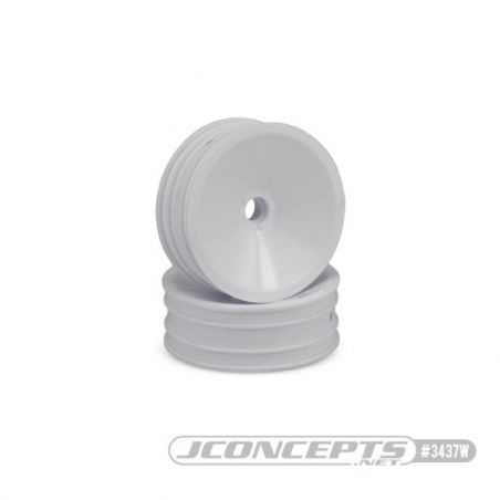 JConcepts Mono 1.9" RC10 front wheel, white 3437W