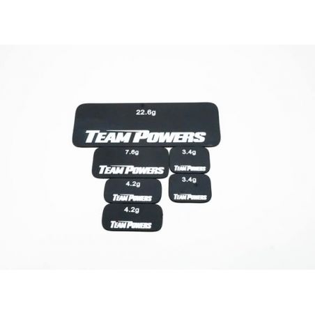 Team Powers Brass Weight Plate Complete Set - (6pcs) TPR-BWP-C2