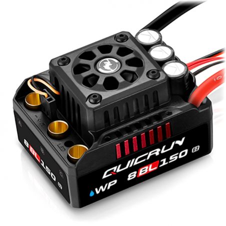 Hobbywing QuicRun WP8BL150 G2 Régulateur Brushless 150A 3-6s pour 1:8 - HW30109003