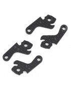 Less Ackermann Graphite Option Steering Knuckle Plate For Execute Series touring