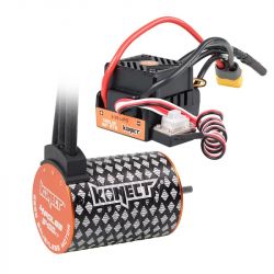 COMBO 3400Kv KONECT BRUSHLESS 60Amp WP + Moteur 4P 3650SL KN-COMBO-D2