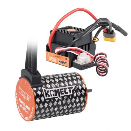 COMBO 3400Kv KONECT BRUSHLESS 60Amp WP + Moteur 4P 3650SL KN-COMBO-D2
