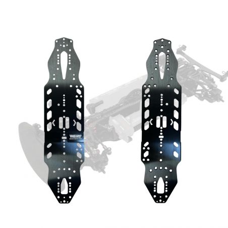 1.5mm Aluminum - XPRESS XQ11 / XQ3S Main Chassis Plate - WEI RC