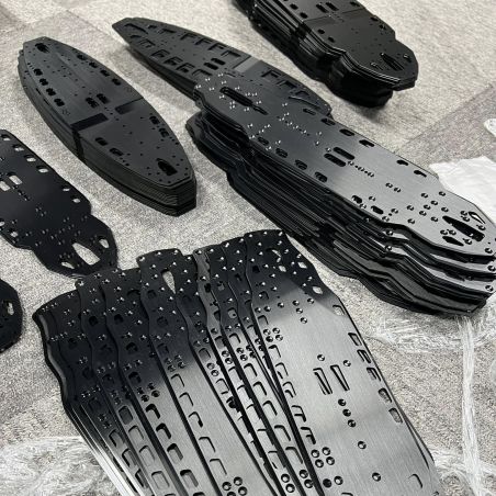 1.5mm Aluminum - DESTINY DTY-10 Main Chassis Plate - WEI RC