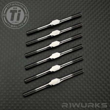 R1WURKS (B7 Series) Titanium Turnbuckle Set, M3.5 900105