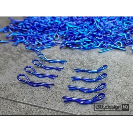 Bittydesign Body Clips Kit 8pcs BLUE BDBC-8BL