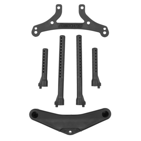 Team Associated RC10TC8 Front Bumper And Body Post Set 32066