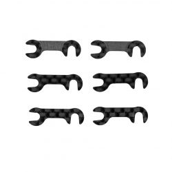 Team Associated RC10TC8 FT Carbon Fiber Roll-Center Spacer Set 32093