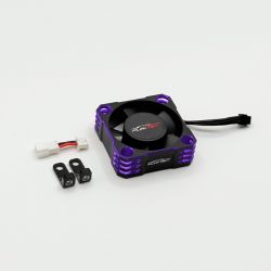Furitek AeroSpin 30K Aluminum Fan Kit for SlideTech ESC – Black Purple Edition FUR-2673